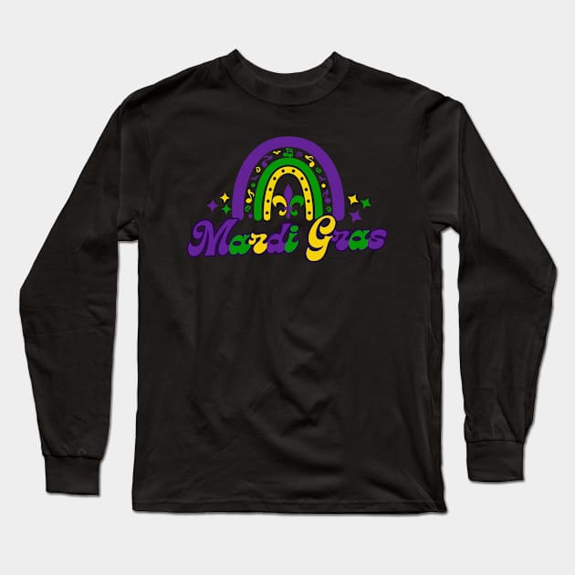 Mardi-Gras Long Sleeve T-Shirt by DewaJassin